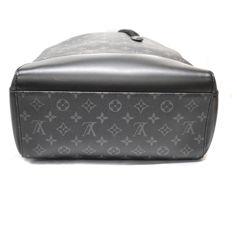 Louis Vuitton Explorer Drawstring Backpack Black … - image 2